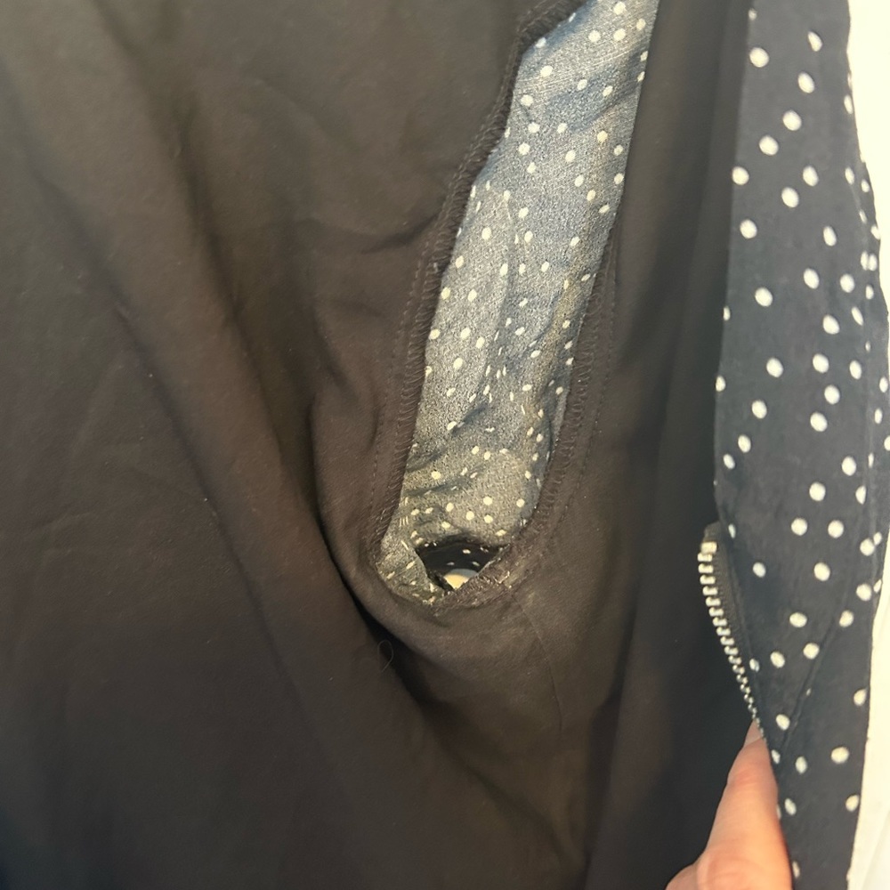 Madewell back zip polka dot dress - Picture 9 of 11